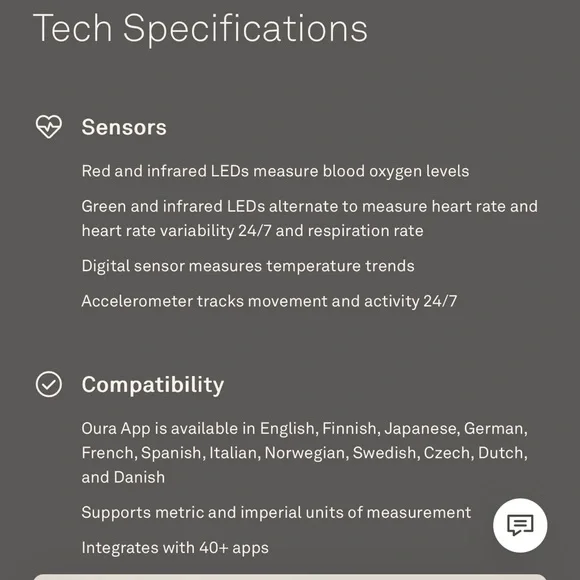 Oura Ring 4 Black Boxed Wellness Smart Ring Packaging - Picture 5 of 9